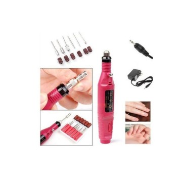 Ponceuse électrique - Stylo pour Manucure Pédicure - Rose