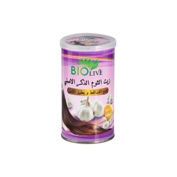 Huile naturel d'ail noir bio live 350ml- Anti chute