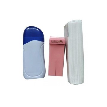Kit épilation cire : Appareil - Cartouche cire - Papier