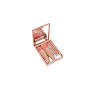 Mini brosse maquillage - rose
