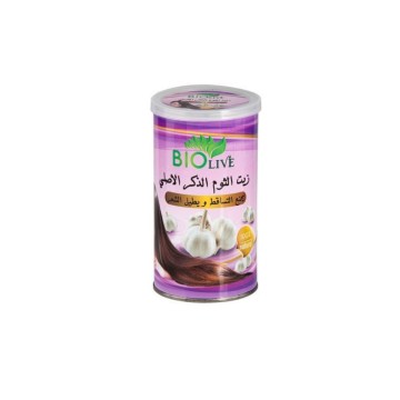 Huile naturel d'ail noir bio live 350ml- Anti chute