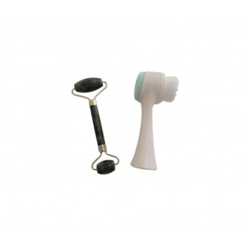 Rouleau massage du visage et Brosse de nettoyage visage