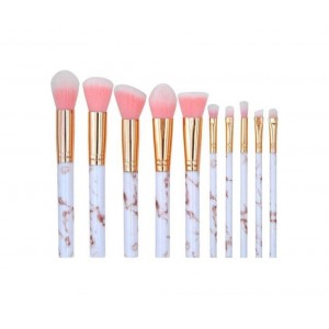 10 Pinceaux Maquillage -...