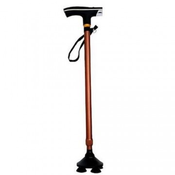 Canne de Marche avec Lampe à LED - Beige - 94 x 2 x 2 cm